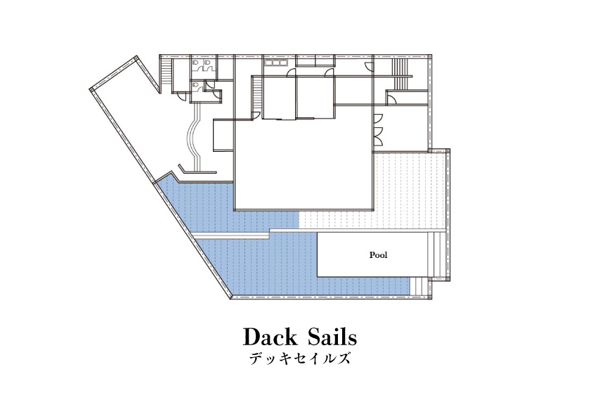 デッキ SAILS間取り図